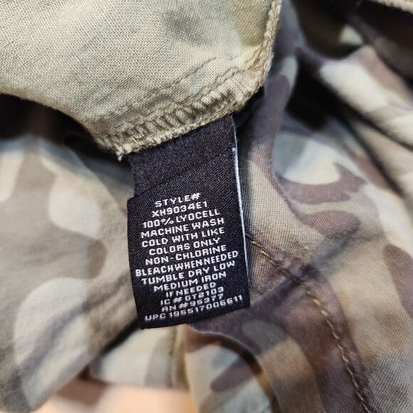 Social Standard by Sanctuary Green Brown Camo Boardwalk Pull On Shorts XXL - Picture 9 of 13